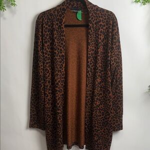 Sanctuary Brown and Black Leopard Cardigan